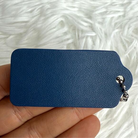 2" COACH Fob Bag Charm Hang tag Hangtag - Picture 2 of 2